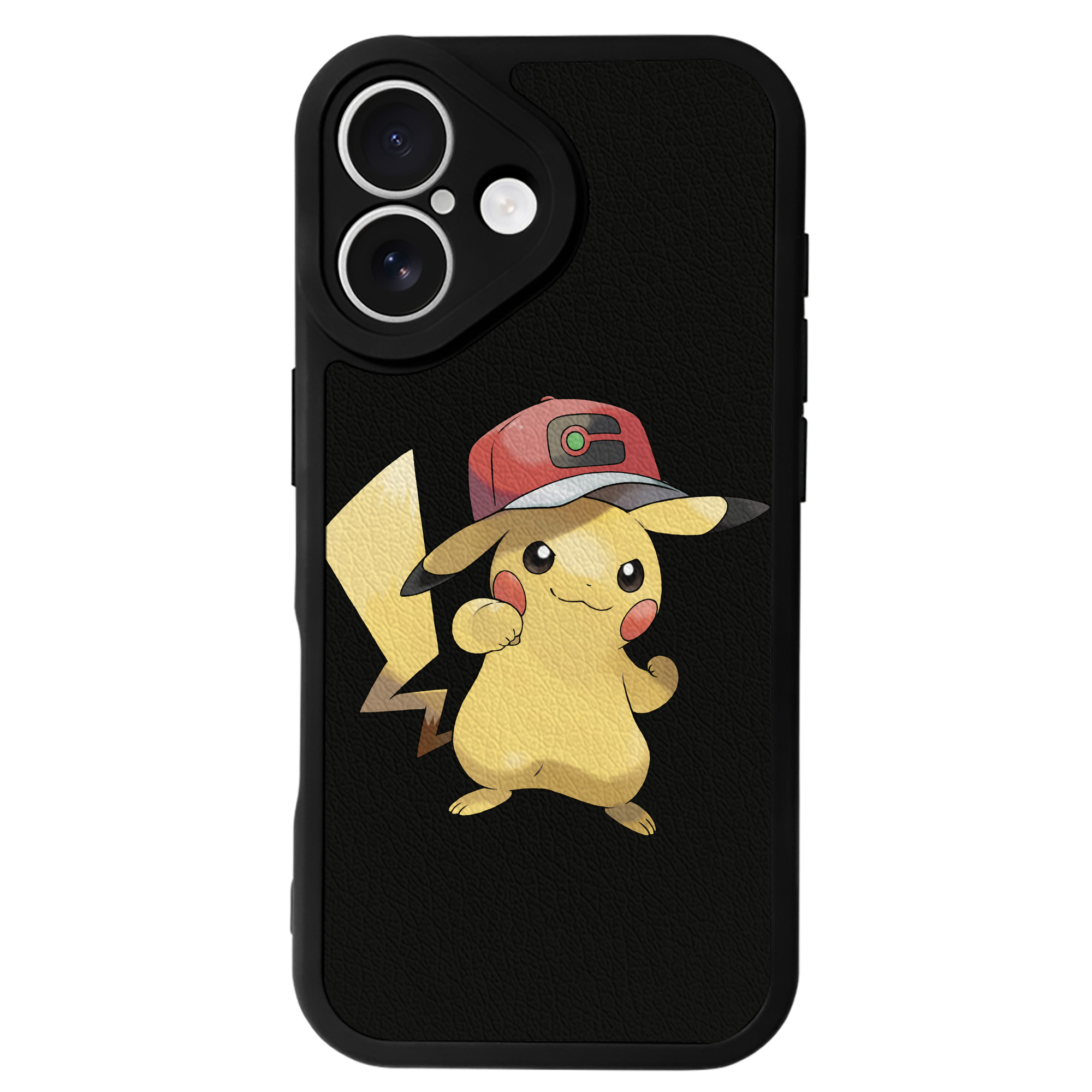 （画像用） ポケットモンスター Pokémon 【iPhone 16シリーズ対応】シリコンスマホケース（レザー調） 材質：シリコン